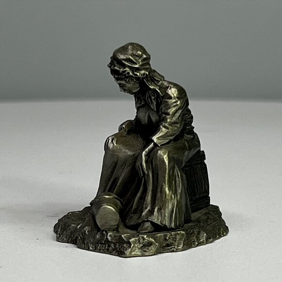 Bucket Brigade The Saturday Evening Post Pewter Figurine By Franklin Mint - 1981 - Picture 9 of 9